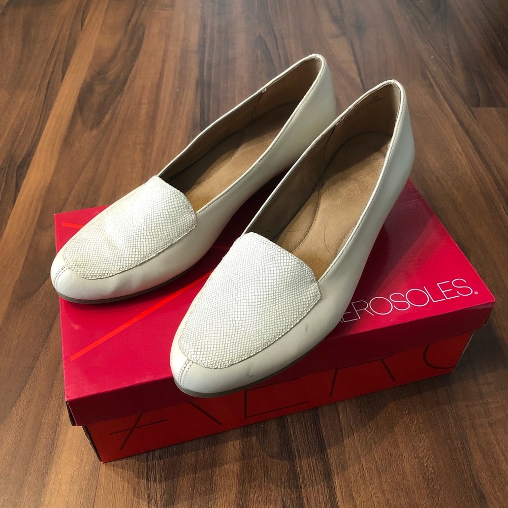 Aerosoles Cream Close Toed Heel, in Box